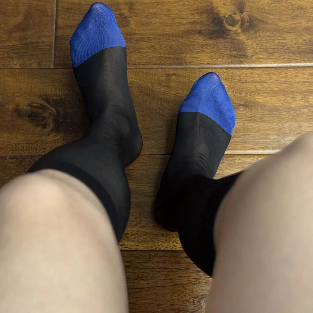 Elevate Style with Blue Focus Men's Dress Socks – Dapper Socks