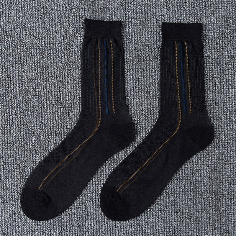 Lightweight Patterned Nylon Dress Socks (buy 1 get 1 free) - Dapper Socks