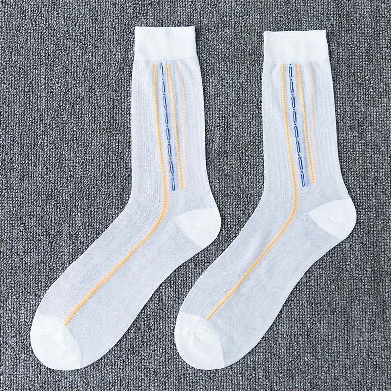 Lightweight Patterned Nylon Dress Socks (buy 1 get 1 free) - Dapper Socks